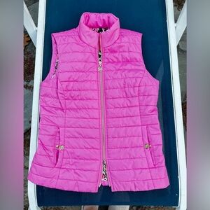 EUC Lilly Pulitzer Vest Hanging with my Boo